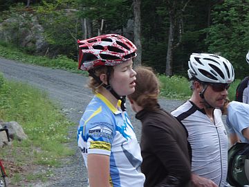 Rose at top of Mt Snow climb